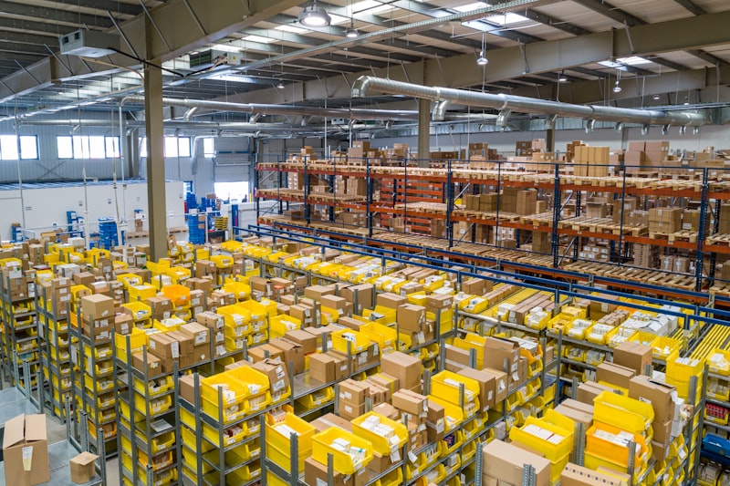 Industrial logistics warehouse