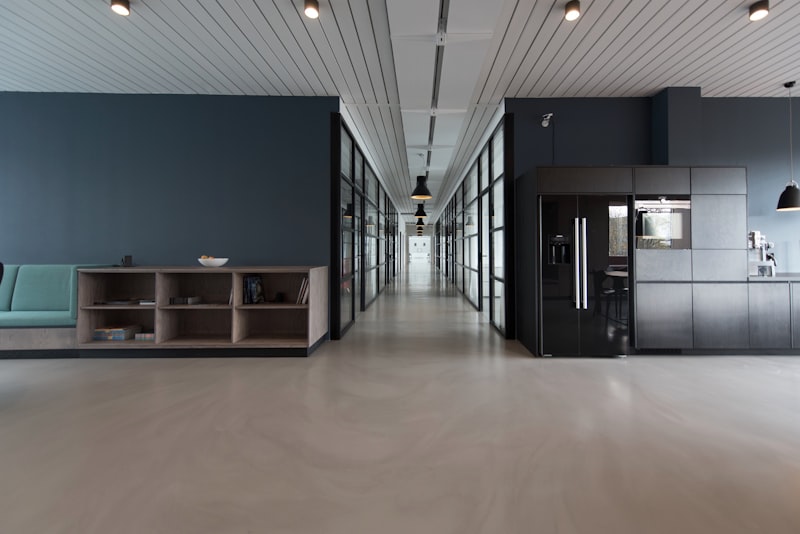 Commercial corporate office floor