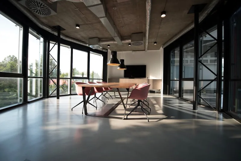 Clean, modern waiting area at Amber Grove Dental
